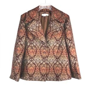 Vintage 1990s Copper Shimmer Blazer, size 12